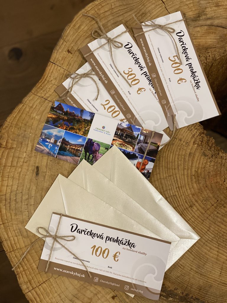 Darčeková poukážka ubytovanie oravský háj